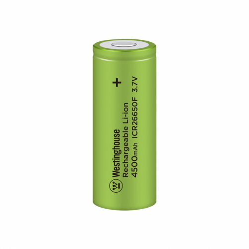 Акумулятор літій-іонний Westinghouse Li-ion ICR26650, 3,7V, 4500mAh, 1шт