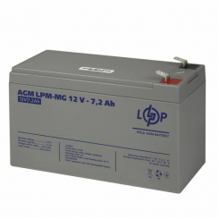 Акумулятор мультигелевий LPM-MG 12V - 7.2 Ah