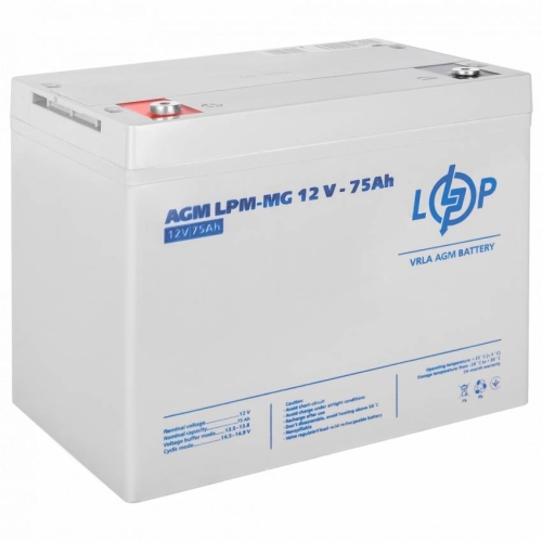 Акумулятор мультигелевий LPM-MG 12V - 75 Ah