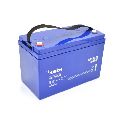 Акумуляторна батарея MERLION ORBUS GLO12V100Ah (329 x 172 x 218) BLUE Q1/36