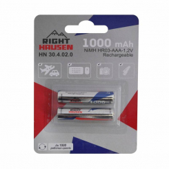 Акумуляторна батарея RIGHT HAUSEN HR03/AAA Ni-MH, 1000 mAh