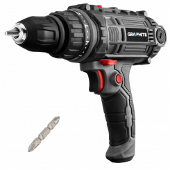 Акумуляторна дриль-шуруповерт 300 Вт, патрон 10 мм, кейс для перенесення