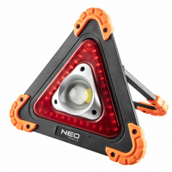 Акумуляторна лампа + попереджувальний трикутник 2 в 1