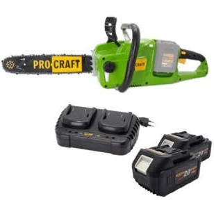 Акумуляторна пила Procraft PCA40/2 + 2 акб 4Аг + ЗП charger20/2