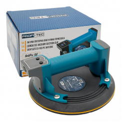 Акумуляторна вакуумна присоска PROFI-TEC HoldPro 150 (150 кг, 303×162 мм, вбуд. АКБ 1.5Аг, дисплей)