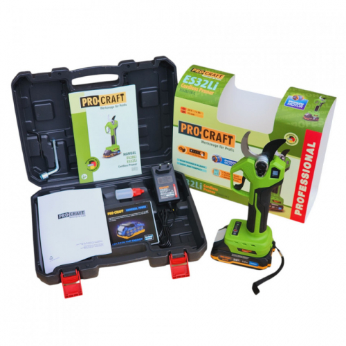 Акумуляторний секатор Procraft ES32Li (з 1 акб)