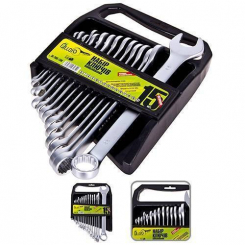 Alloid. Набір ключів комбінованих, 15 предметів, 6-22 мм (спеццена) (НК-2005-15М)