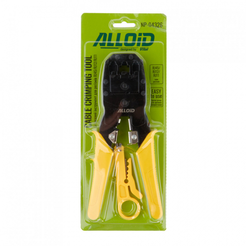 Alloid. Обтискний інструмент для роз'єму RJ45/RJ12/RJ11