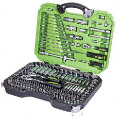 Alloid. Універсальний набір інструменту 1/4" 3/8"1/2", 218 предм. (НГ-4218П)