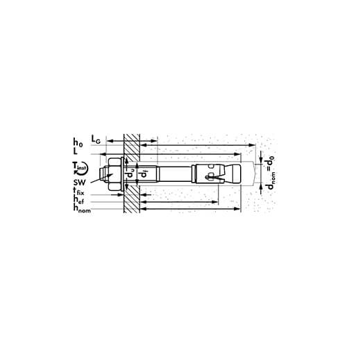 Анкер-болт m2 16х115/10 Mungo 3201611