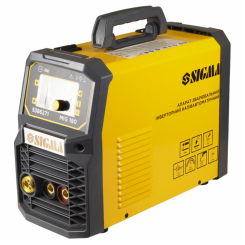 Апарат зварювальний інверторний напівавтомат МIG/MMA-180А електрод 5мм дріт 0.8-1мм LED SIGMA (5386271)