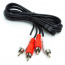 Аудіо кабель PowerPlant 2*RCA(M) - 2*RCA(M), 1 м