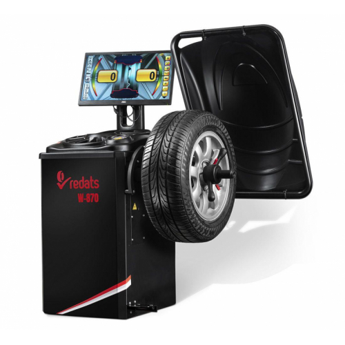 Автоматичний балансувальний верстат REDATS W-870 (230 V, 8-35",лаз., ALU7)