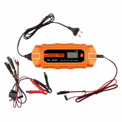 Автоматичний зарядний пристрій 6A / 100W, 3-150Ah, для кислотних / AGM / GEL акумуляторів.