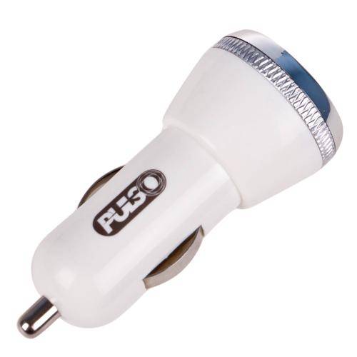 Автомобільний зарядний пристрій PULSO C-2402W 2USB (12/24V - 5V 2,4A)