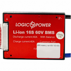 BMS плата Li-ion 60V 16S 40A симметрия