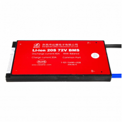 BMS плата Li-ion 72V 20S Dis 40A Ch 30A