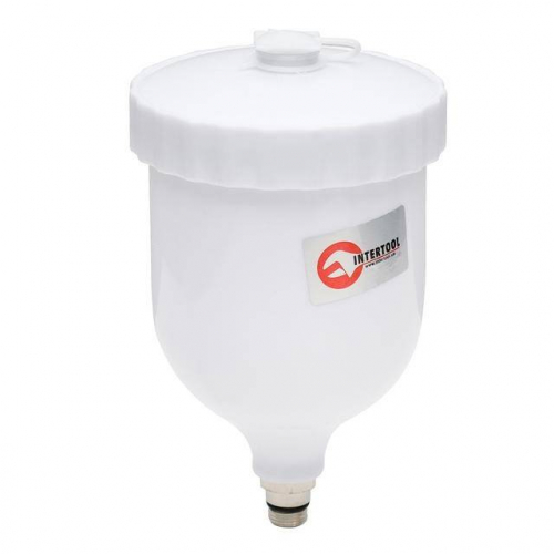 Бачок пластиковий із зовнішньою різьбою M14x1.25, 600 мл INTERTOOL PT-1902