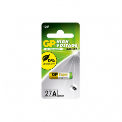 Батарейка GP Alkaline 12.0V,27A=U1 лужна A27,MN27  для ПУ