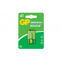 Батарейка GP GREENCELL 9.0V сольова, 1604GLF-U1,6F22