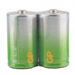 Батарейка GP SUPER ALKALINE 1.5V 13A21-S2 лужна, LR20