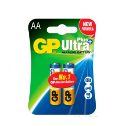 Батарейка GP ULTRA + ALKALINE 1,5V 15AUPHM-2UE2,LR6,AA блістер
