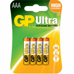 Батарейка GP ULTRA ALKALINE,24AU-U4,LR03,AAA блістер