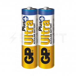 Батарейка GP ULTRA PLUS ALKALINE 1.5V 15AUPHM-2UE4 лужна, LR6, АА