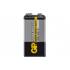 Батарейка крона GP Supercell 1604S-S1, 6F22, 9V