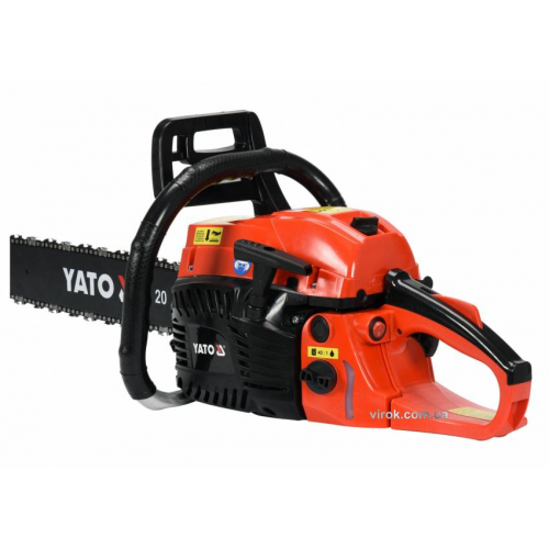 Бензопила ланцюгова YATO 56.5 см³ 2.5 кВт шина- 20" (48 см)