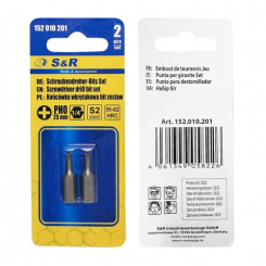Біта S&R PH2 x 100 мм 2 шт