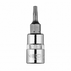 Біта TORX TX10 на торцеву головку 1/4", коротка, 37 мм