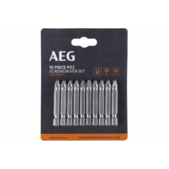 Біти ASDPZ25010 AEG, РZ2, 50мм, 10шт.
