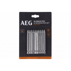 Біти ASDPZ29010 AEG, РZ2, 90мм, 10шт.