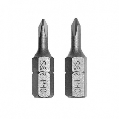 Біти S&R PH0 x 25 мм 2 шт.