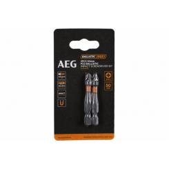 Біти ударні AAK502PZ2 AEG, PZ2, 50мм, 2шт.