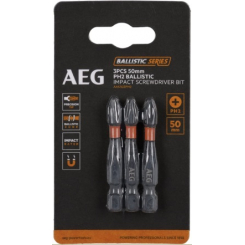 Біти ударні AAK503PH2 AEG, PH2, 50мм, 3шт.