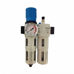 Блок підготовки повітря 1/2" TITAN DC401-04 з автоспуском конденсату