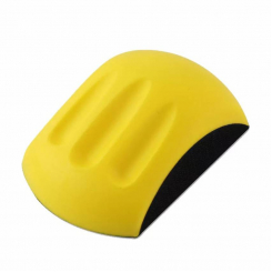 Блок шліфувальний ручний поліуретановий Ø125мм з липучкою (прямокутний) SIGMA (9110171)