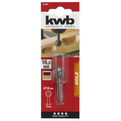 Бор-Фреза дерево сферічна 16 мм KWB