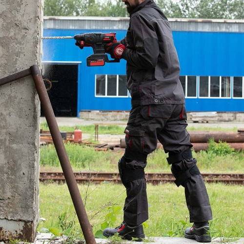 Брюки робочі 80% поліестер, 20% бавовна, щільність - 260 г/м², L INTERTOOL SP-3013