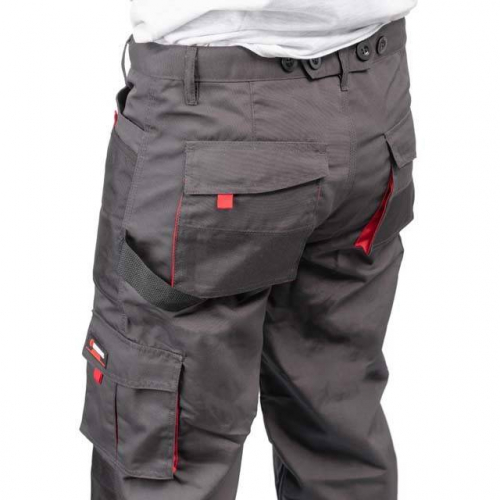 Брюки робочі 80% поліестер, 20% бавовна, щільність - 260 г/м², L INTERTOOL SP-3013