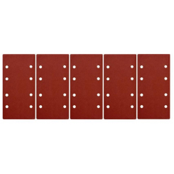 Папір шліфувальний на липучці YATO 93х187 мм Р80 для шліфувальної машини YT-82230 5 шт YT-83802