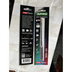 Бур по бетону SDS+ HQ S4 Ø6x160мм APRO