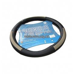 Чохол на кермо VITOL SR-5765(BK/BK) S (25)