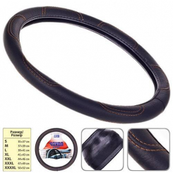 Чохол керма 16113XХХXL / BB0261 XХХXL черн (прошит.коричн.ниткою)