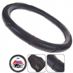 Чохол керма 16556-10 BM чорна (коричнева нитка)