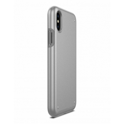 Чохол Patchworks Chroma для iPhone X, сріблястий