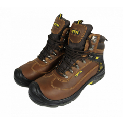 Черевики робочі р.45 композ.носок, шкіра коричневого кольору S1P SRC