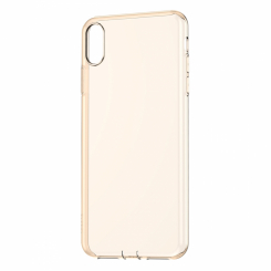 Чохол Baseus для iPhone Xs Max Simplicity Прозорий Золотий (ARAPIPH65-A0V)